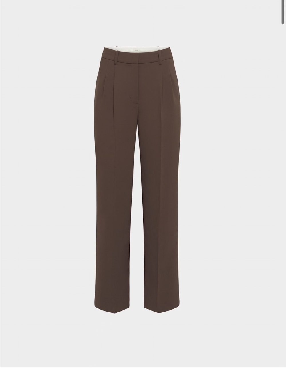 Aritzia effortless pants- SHORT rich mocha brown